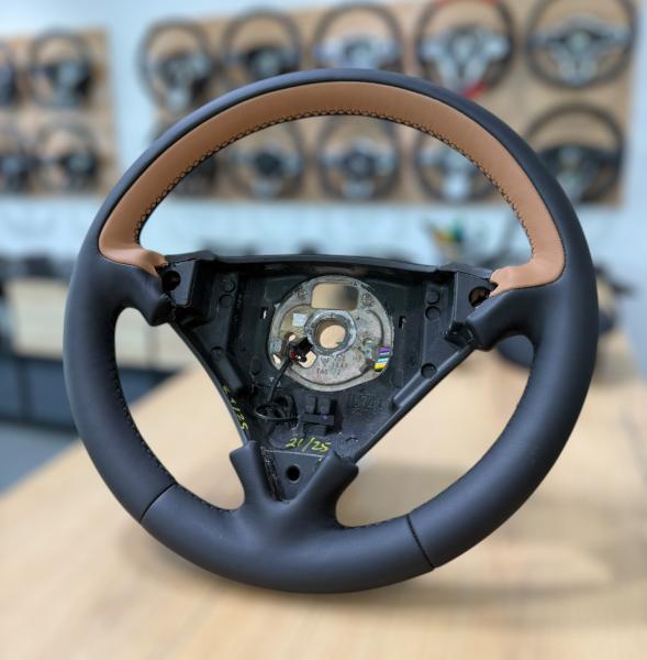 Porsche Cayenne Lenkrad neu beziehen Porsche Cayenne Lenkrad neu beziehen